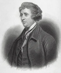 Porträt von Edmund Burke